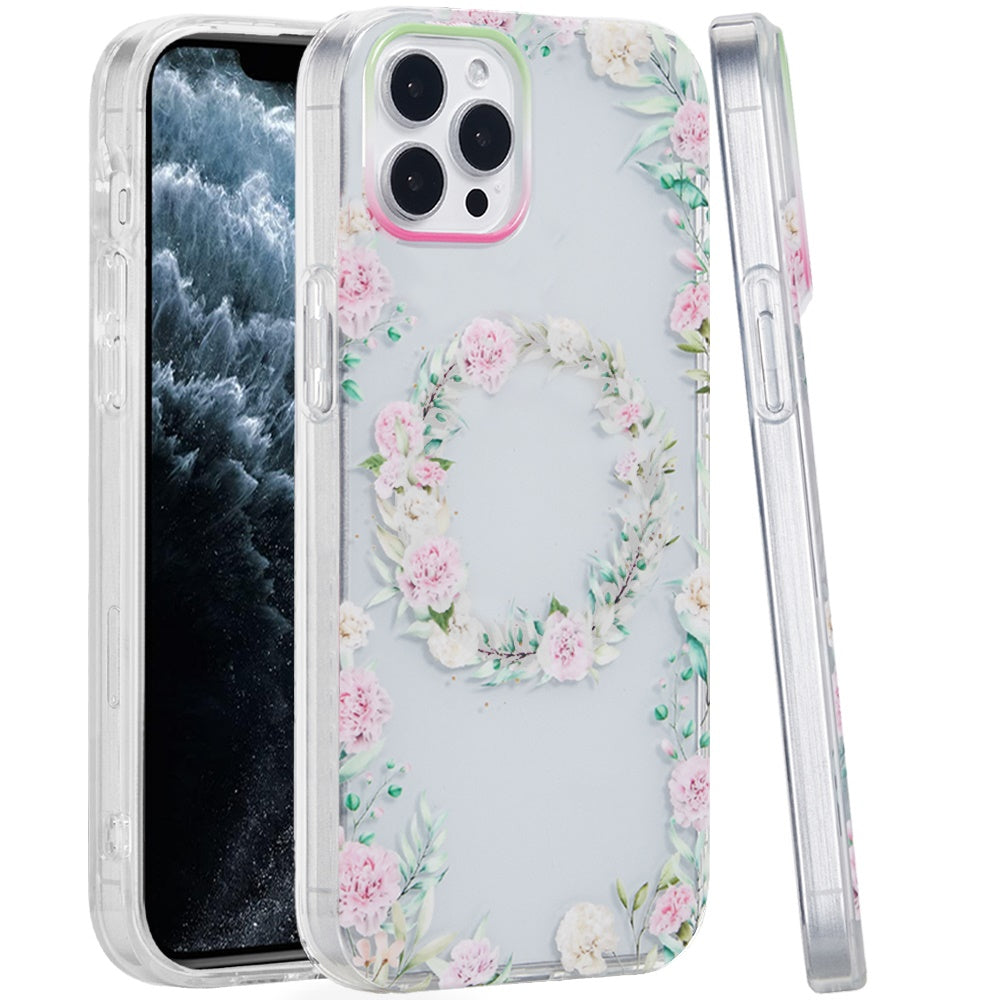 For iPhone 11 Pro Max Case Dual Layer Design TPU Phone Cover + Tempered Glass