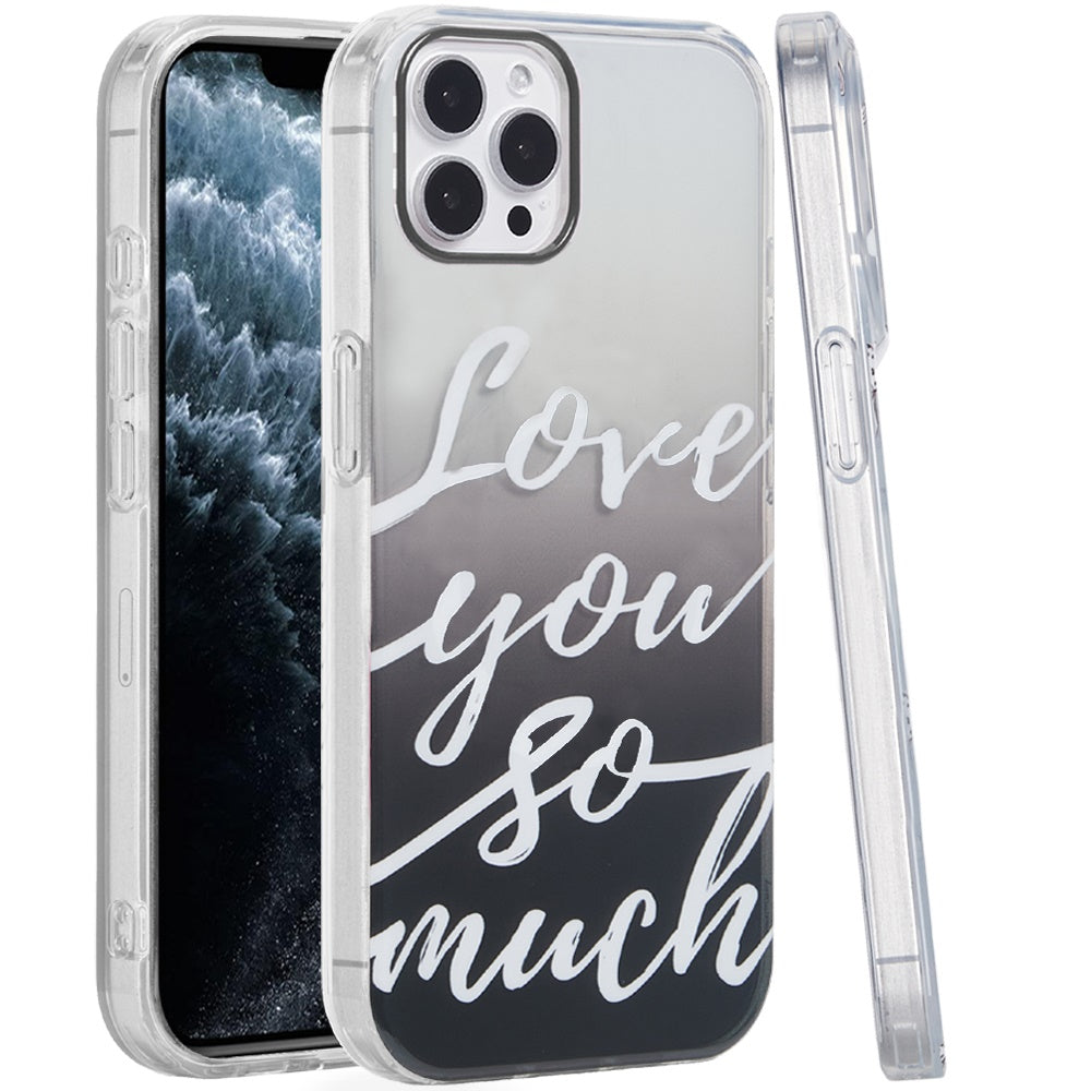 For iPhone 11 Pro Max Case Dual Layer Design TPU Phone Cover + Tempered Glass