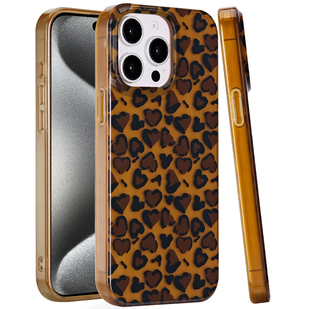 For iPhone 15 Pro Max Case Dual Layer Design TPU Phone Cover + 2 Tempered Glass