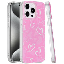 For iPhone 15 Pro Max Case Dual Layer Design TPU Phone Cover + 2 Tempered Glass