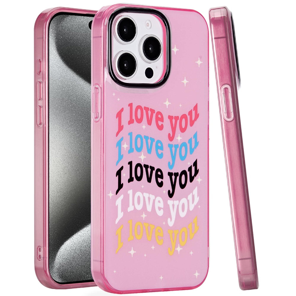 For iPhone 15 Pro Max Case Dual Layer Design TPU Phone Cover + 2 Tempered Glass