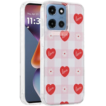 For Moto G 2025 Case Dual Layer In Mold Design TPU Phone Cover + Tempered Glass