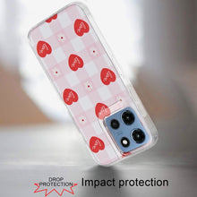 For Moto G 2025 Case Dual Layer In Mold Design TPU Phone Cover + Tempered Glass