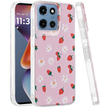 For Moto G 2025 Case Dual Layer In Mold Design TPU Phone Cover + Tempered Glass