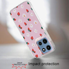 For Moto G 2025 Case Dual Layer In Mold Design TPU Phone Cover + Tempered Glass