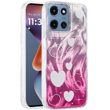 For Moto G 2025 Case Dual Layer In Mold Design TPU Phone Cover + Tempered Glass