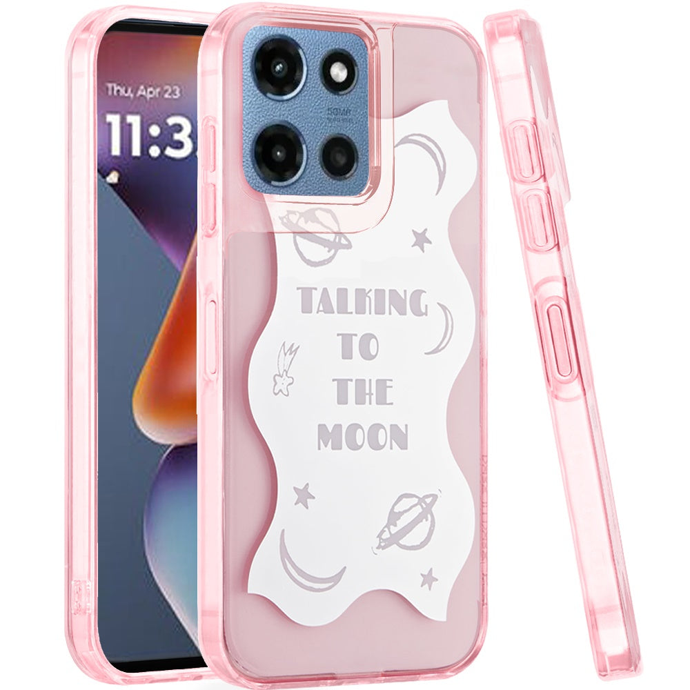 For Moto G 2025 Case Dual Layer In Mold Design TPU Phone Cover + Tempered Glass