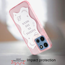 For Moto G 2025 Case Dual Layer In Mold Design TPU Phone Cover + Tempered Glass