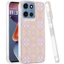 For Moto G 2025 Case Dual Layer In Mold Design TPU Phone Cover + Tempered Glass
