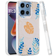 For Moto G 2025 Case Dual Layer In Mold Design TPU Phone Cover + Tempered Glass