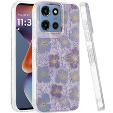 For Moto G 2025 Case Dual Layer In Mold Design TPU Phone Cover + Tempered Glass