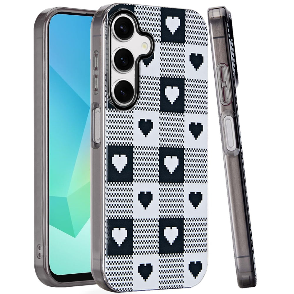 For Samsung A16 5G Case Dual Layer In Mold Design TPU Cover + Tempered Glass