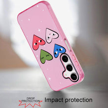 For Samsung A16 5G Case Dual Layer In Mold Design TPU Cover + Tempered Glass