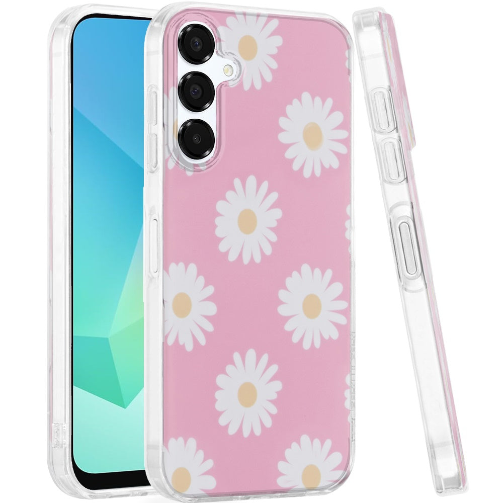 For Samsung A16 5G Case Dual Layer In Mold Design TPU Cover + Tempered Glass