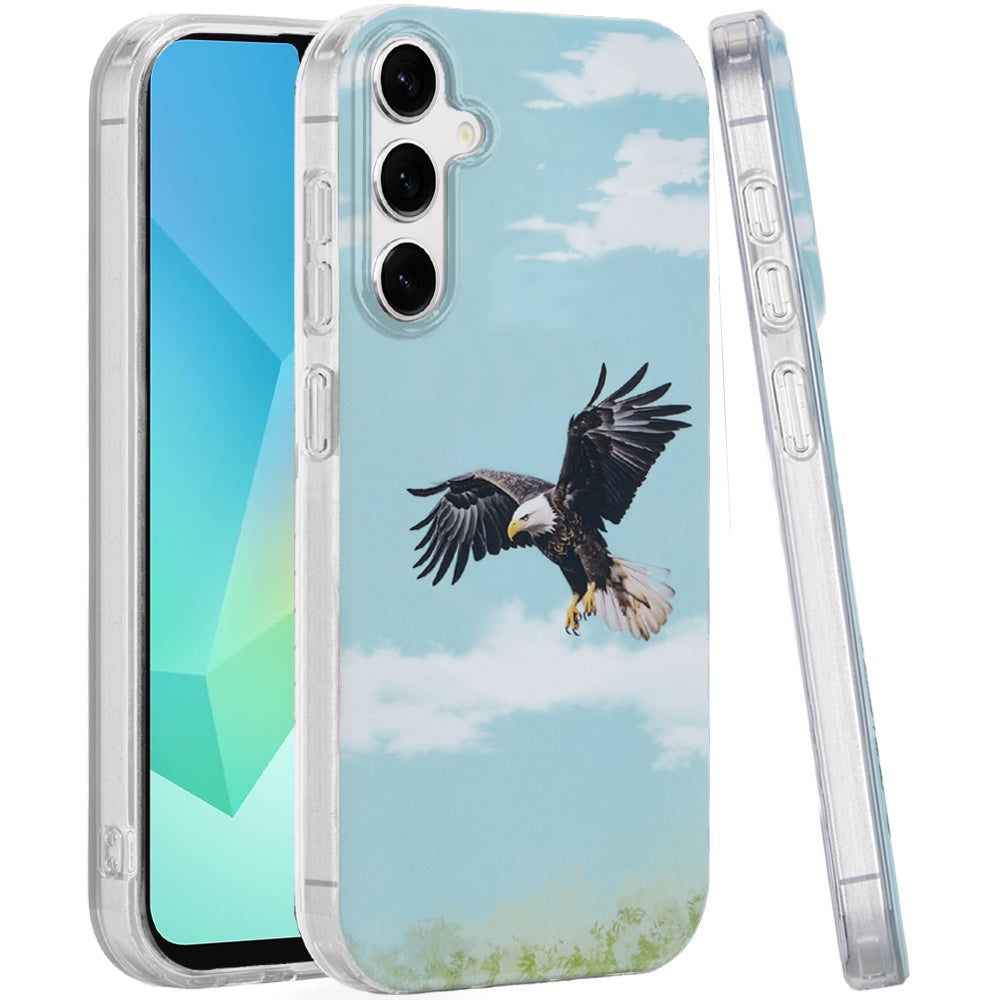 For Samsung A16 5G Case Dual Layer In Mold Design TPU Cover + Tempered Glass