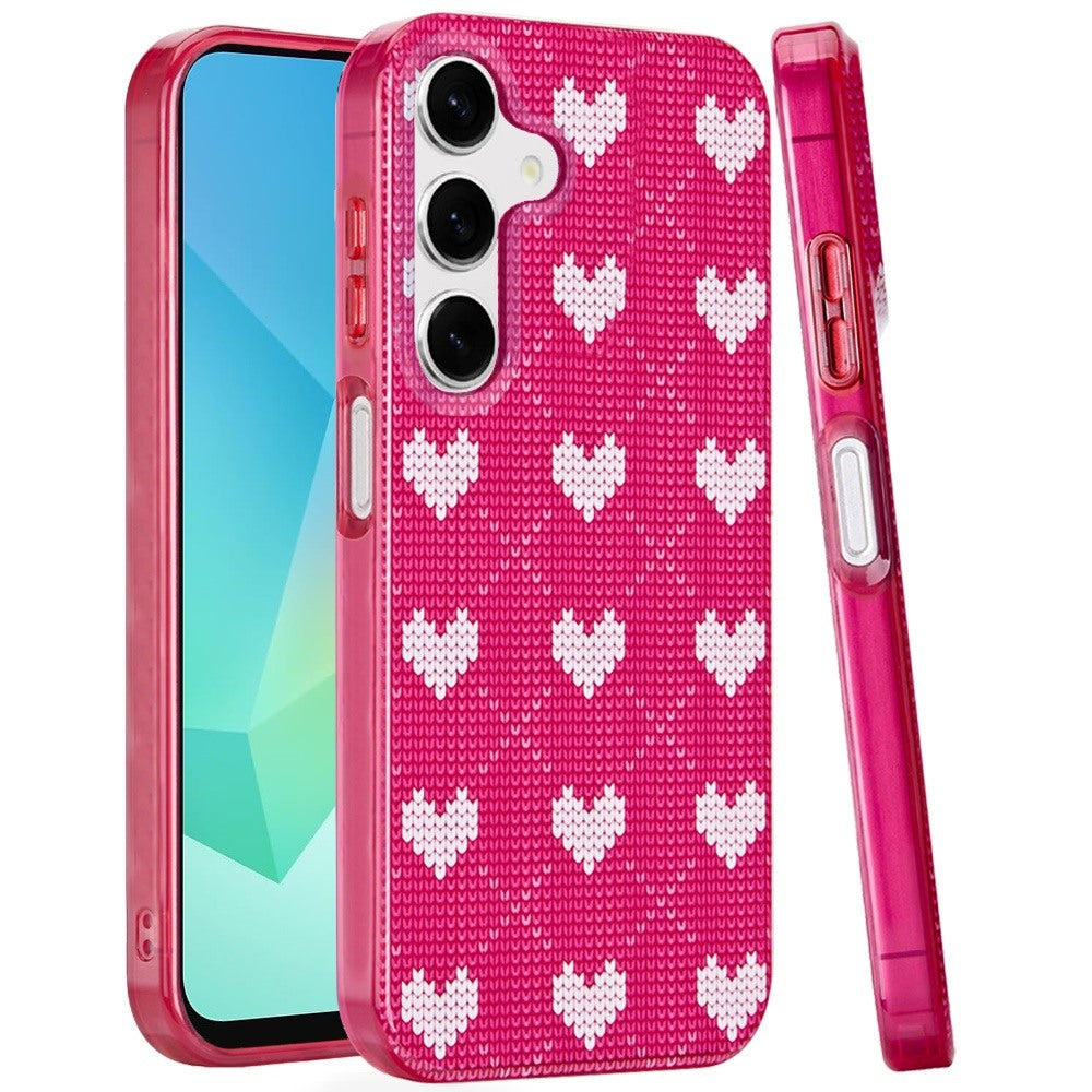 For Samsung A16 5G Case Dual Layer In Mold Design TPU Cover + Tempered Glass