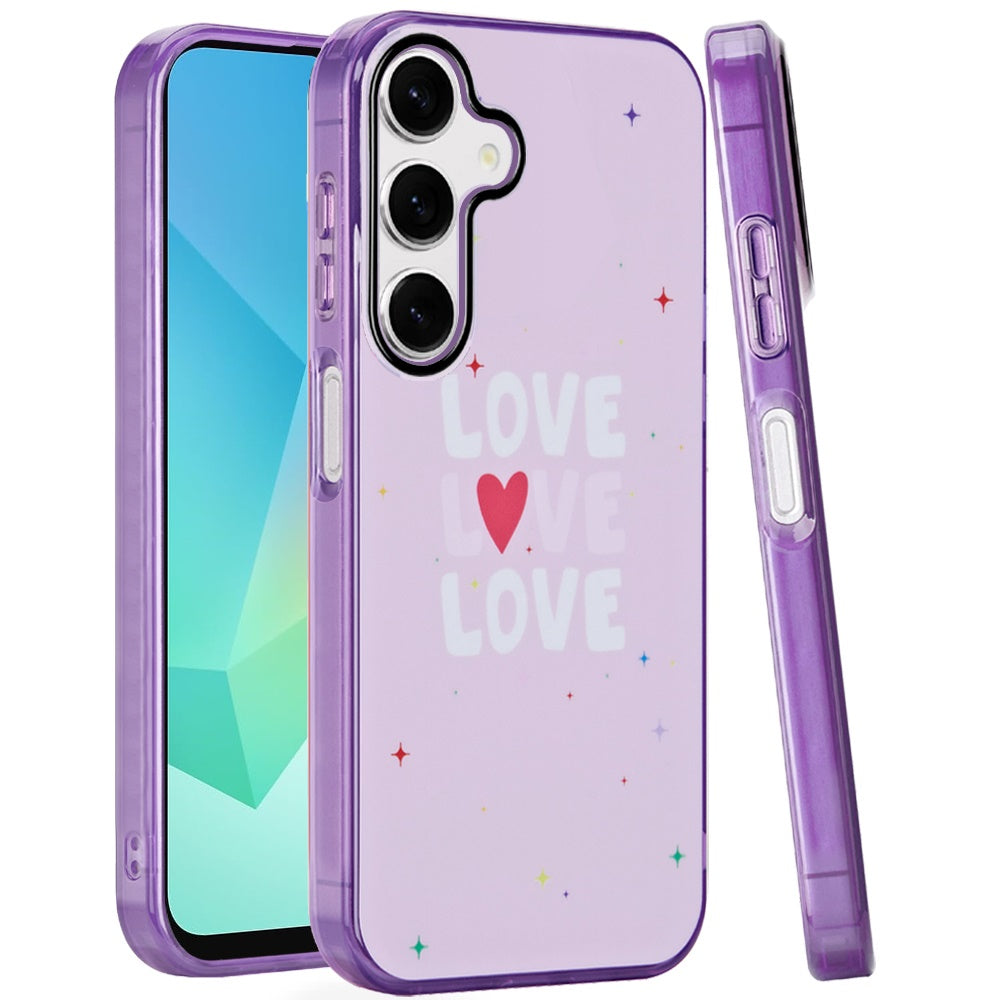 For Samsung A16 5G Case Dual Layer In Mold Design TPU Cover + Tempered Glass