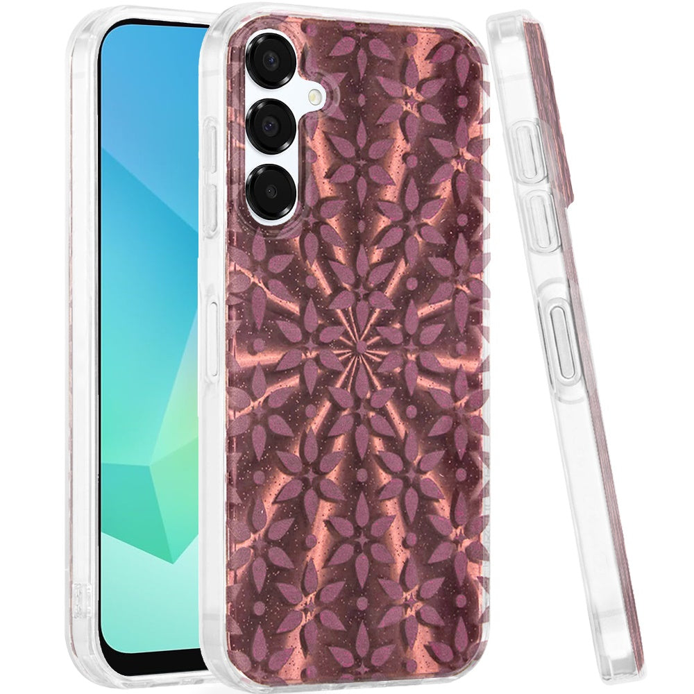 For Samsung A16 5G Case Dual Layer In Mold Design TPU Cover + Tempered Glass