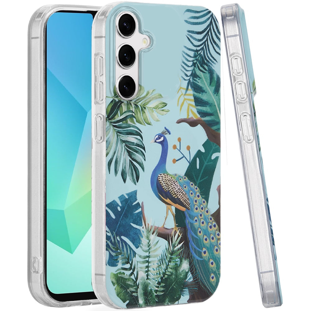 For Samsung A16 5G Case Dual Layer In Mold Design TPU Cover + Tempered Glass