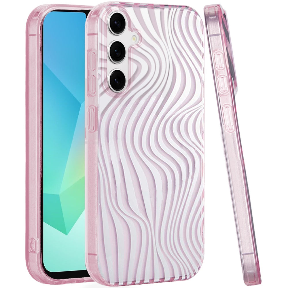 For Samsung A16 5G Case Dual Layer In Mold Design TPU Cover + Tempered Glass