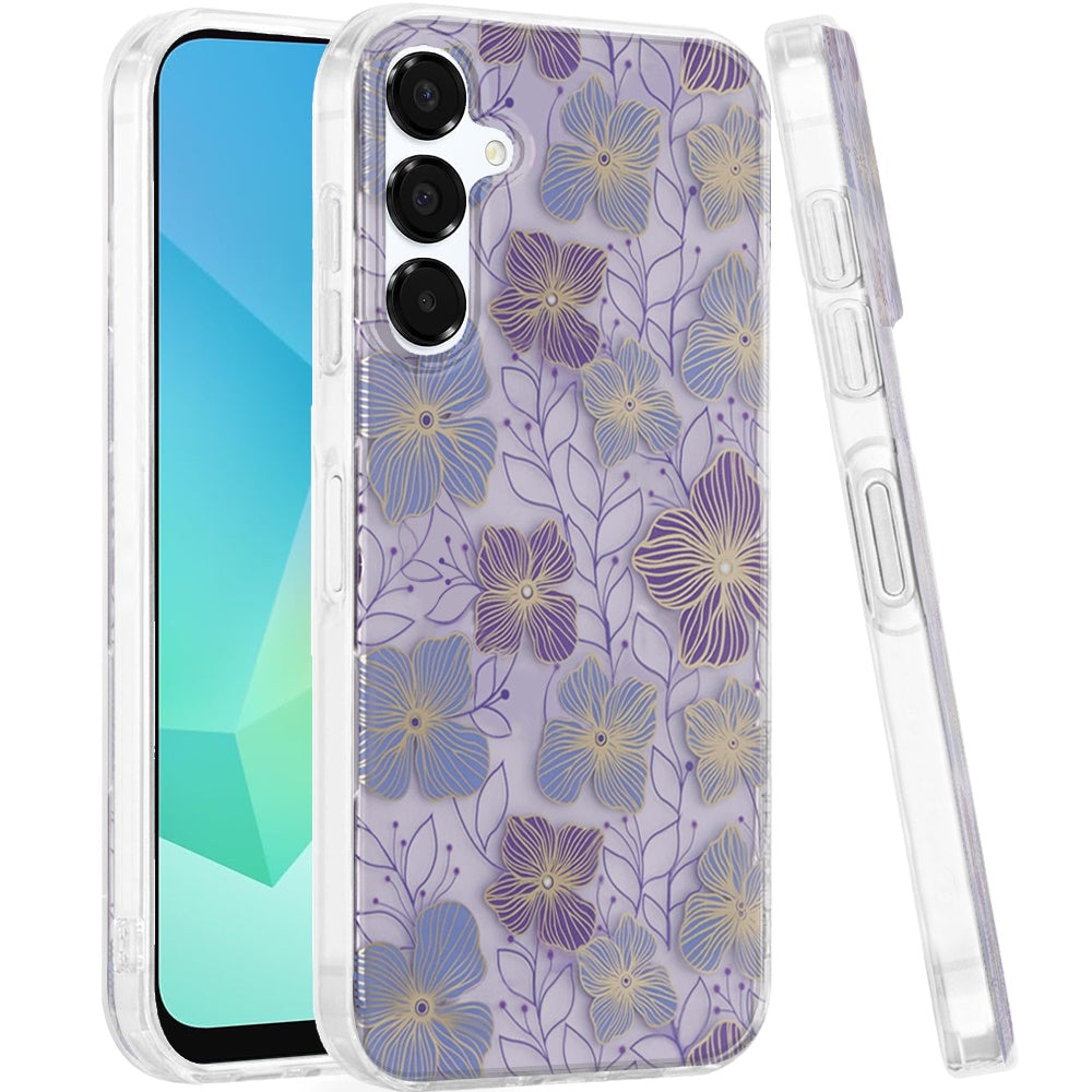 For Samsung A16 5G Case Dual Layer In Mold Design TPU Cover + Tempered Glass