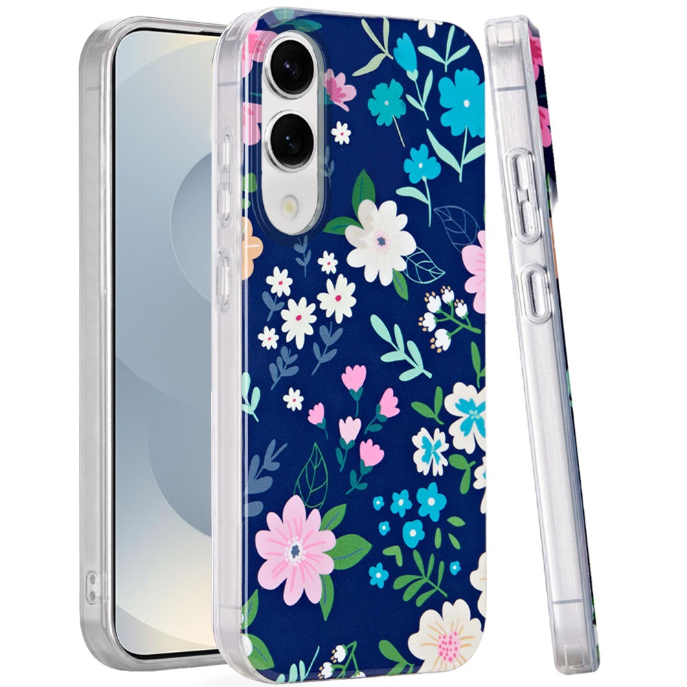 For Samsung S25 Edge Case Dual Layer Design TPU Phone Cover + Tempered Glass