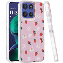 For Moto G Stylus 2025 Case Dual Layer Design TPU Phone Cover + Tempered Glass