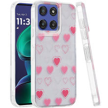 For Moto G Stylus 2025 Case Dual Layer Design TPU Phone Cover + Tempered Glass
