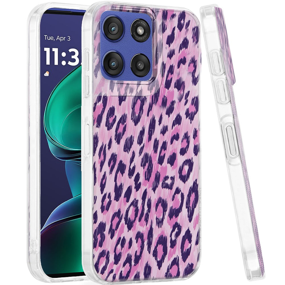 For Moto G Stylus 2025 Case Dual Layer Design TPU Phone Cover + Tempered Glass