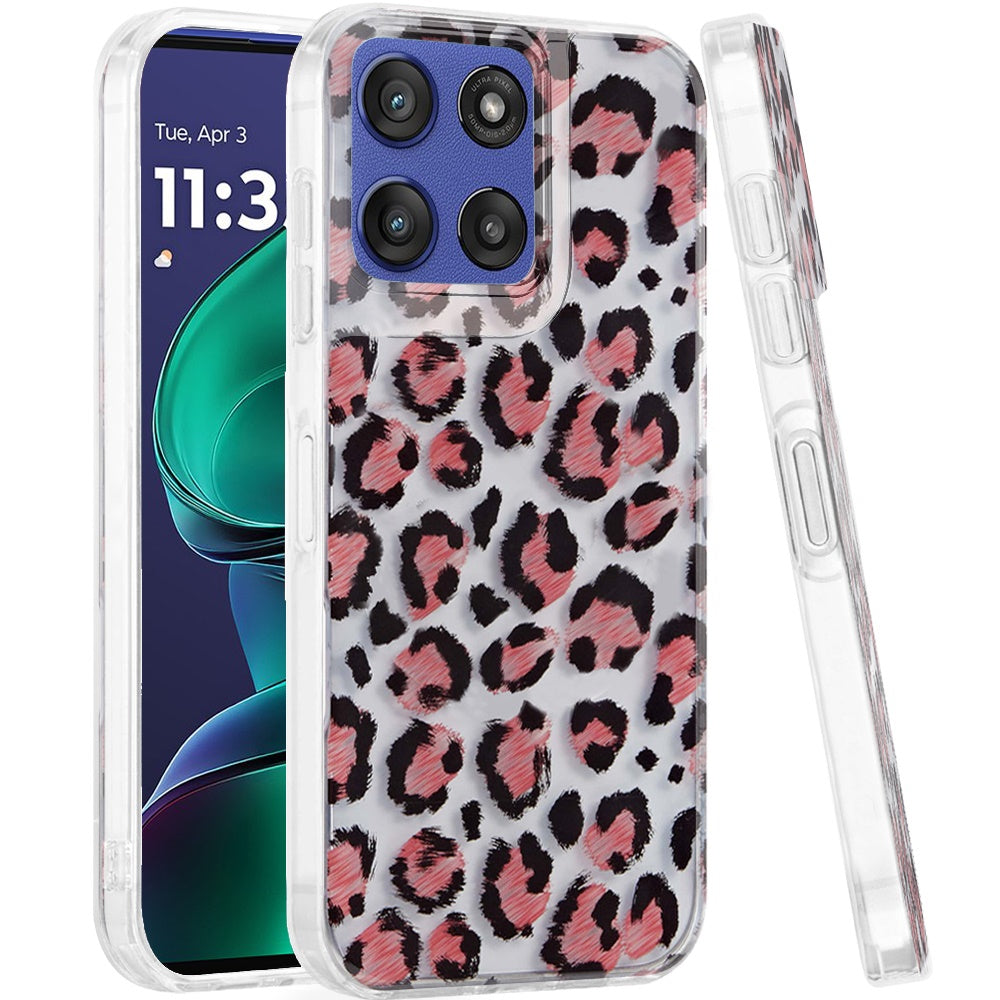 For Moto G Stylus 2025 Case Dual Layer Design TPU Phone Cover + Tempered Glass