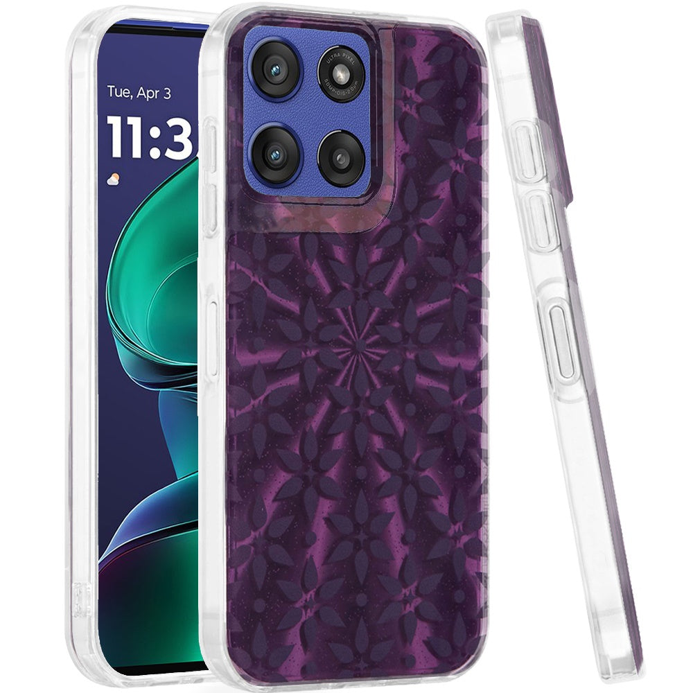 For Moto G Stylus 2025 Case Dual Layer Design TPU Phone Cover + Tempered Glass