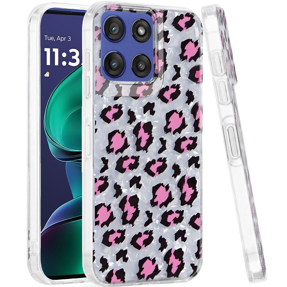 For Moto G Stylus 2025 Case Dual Layer Design TPU Phone Cover + Tempered Glass