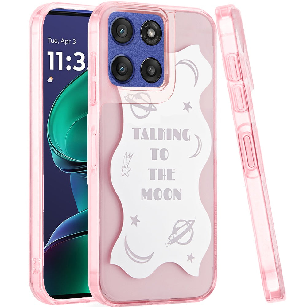 For Moto G Stylus 2025 Case Dual Layer Design TPU Phone Cover + Tempered Glass