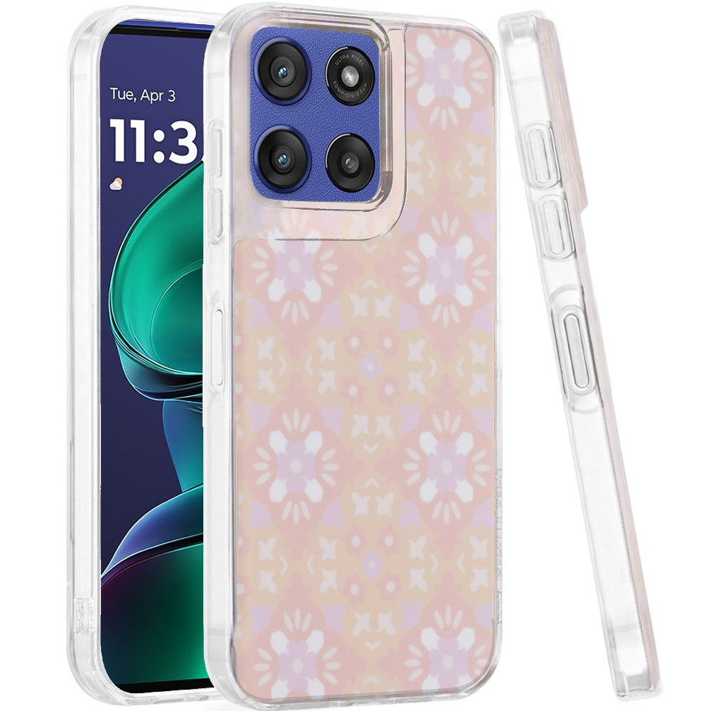 For Moto G Stylus 2025 Case Dual Layer Design TPU Phone Cover + Tempered Glass