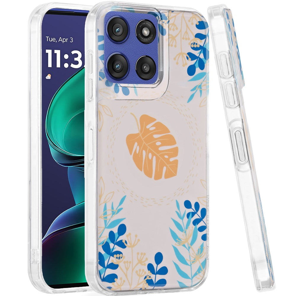 For Moto G Stylus 2025 Case Dual Layer Design TPU Phone Cover + Tempered Glass