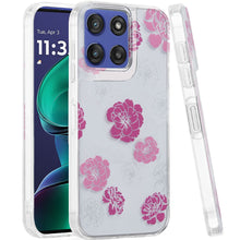 For Moto G Stylus 2025 Case Dual Layer Design TPU Phone Cover + Tempered Glass