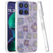 For Moto G Stylus 2025 Case Dual Layer Design TPU Phone Cover + Tempered Glass