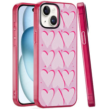 For iPhone 15 Case Dual Layer In Mold Design TPU Phone Cover + 2 Tempered Glass