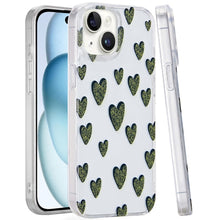 For iPhone 15 Case Dual Layer In Mold Design TPU Phone Cover + 2 Tempered Glass