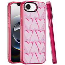 For iPhone 16e Case Dual Layer In Mold Design TPU Phone Cover + Tempered Glass