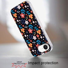 For iPhone 16e Case Dual Layer In Mold Design TPU Phone Cover + Tempered Glass