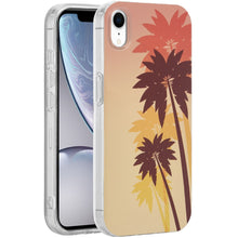 For iPhone XR Case Dual Layer In Mold Design TPU Phone Cover + Tempered Glass