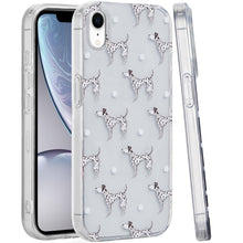 For iPhone XR Case Dual Layer In Mold Design TPU Phone Cover + Tempered Glass
