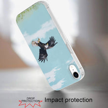 For iPhone XR Case Dual Layer In Mold Design TPU Phone Cover + Tempered Glass