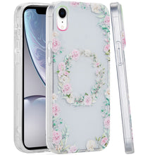 For iPhone XR Case Dual Layer In Mold Design TPU Phone Cover + Tempered Glass