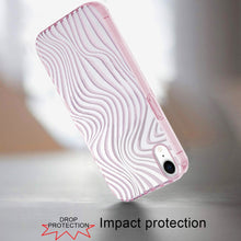 For iPhone XR Case Dual Layer In Mold Design TPU Phone Cover + Tempered Glass
