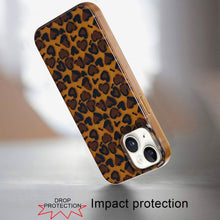 For iPhone 13/14 Case Dual Layer In Mold Design TPU Phone Cover + Tempered Glass