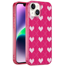 For iPhone 13/14 Case Dual Layer In Mold Design TPU Phone Cover + Tempered Glass