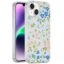 For iPhone 13/14 Case Dual Layer In Mold Design TPU Phone Cover + Tempered Glass