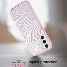 For iPhone 16 Plus 6.7in Case 2 Layer TPU Design Magnetic Circle +Tempered Glass